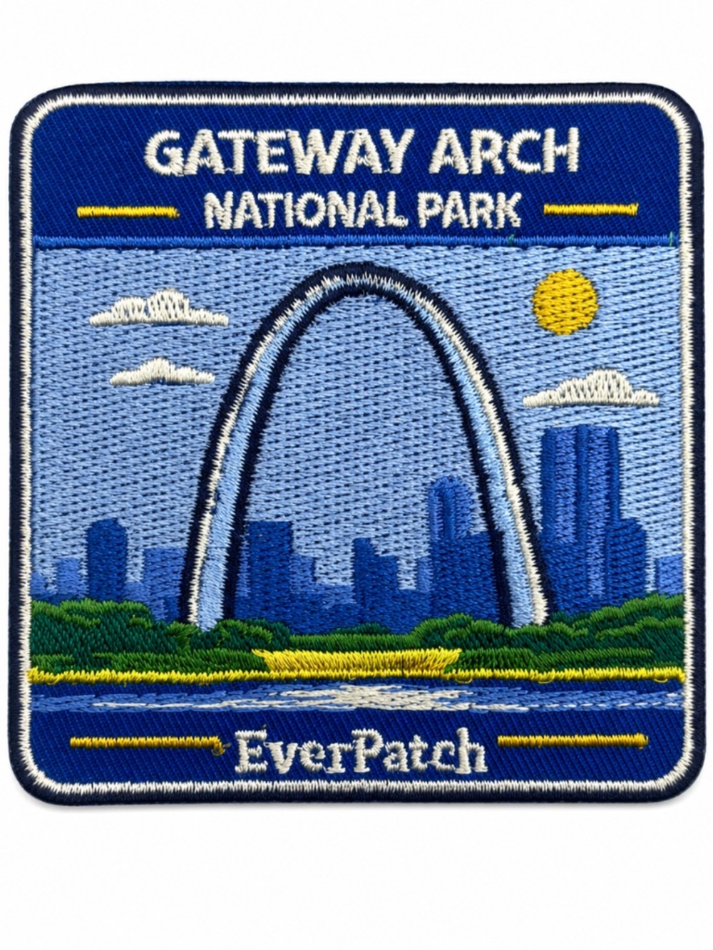 Gateway Arch National Park Patch – 3 Inch Iron On Embroidered Travel Patch